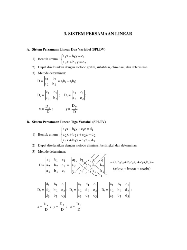 Detail Contoh Soal Persamaan Linear 3 Variabel Nomer 38