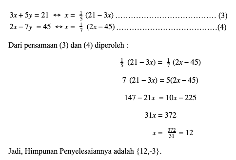 Detail Contoh Soal Persamaan Linear 3 Variabel Nomer 47