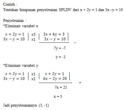 Detail Contoh Soal Persamaan Linear Nomer 10