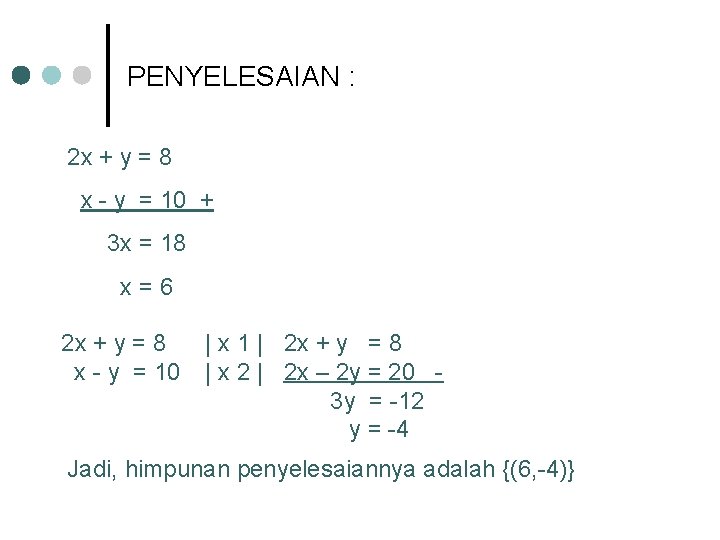 Detail Contoh Soal Persamaan Linear Dua Variabel Kelas 8 Nomer 26