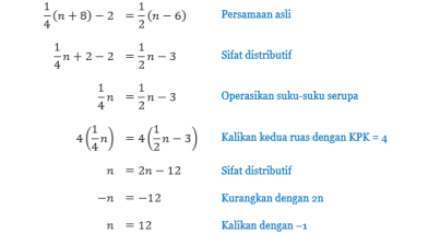 Detail Contoh Soal Persamaan Linear Satu Variabel Nomer 16