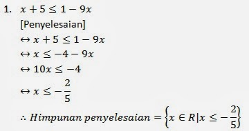 Detail Contoh Soal Persamaan Linear Satu Variabel Nomer 25