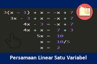 Detail Contoh Soal Persamaan Linear Satu Variabel Nomer 44