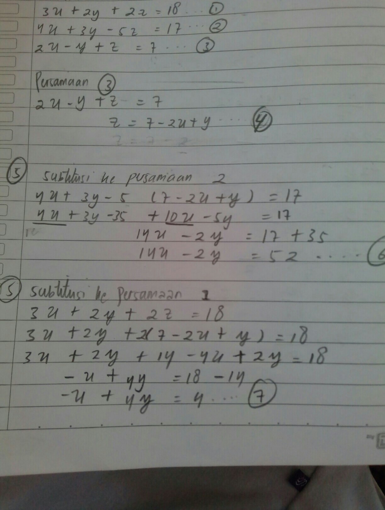 Detail Contoh Soal Persamaan Linear Tiga Variabel Nomer 2