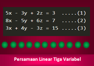 Detail Contoh Soal Persamaan Linear Tiga Variabel Nomer 37