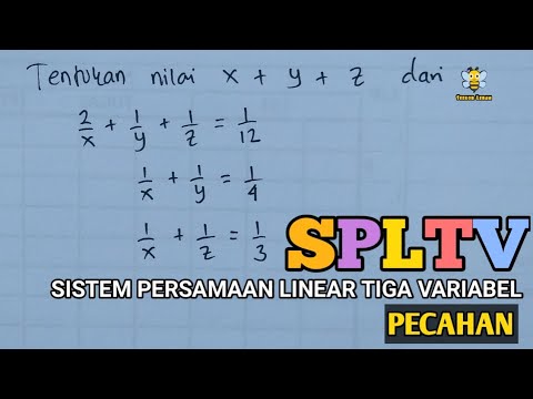 Detail Contoh Soal Persamaan Linear Tiga Variabel Nomer 38