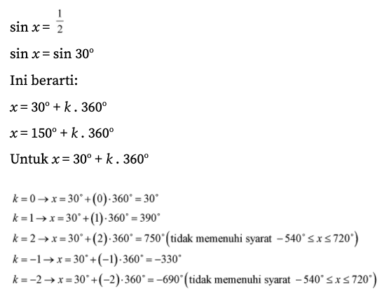 Detail Contoh Soal Persamaan Trigonometri Tangen Nomer 31