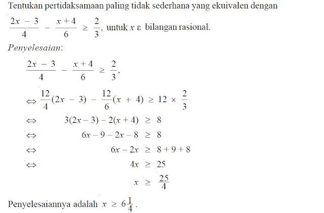 Detail Contoh Soal Pertidaksamaan Nomer 17