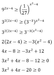 Detail Contoh Soal Pertidaksamaan Eksponensial Nomer 12