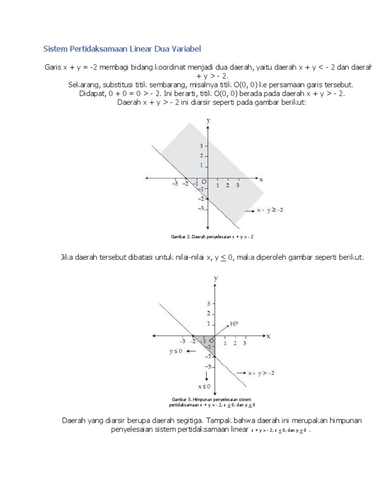 Detail Contoh Soal Pertidaksamaan Linear Dua Variabel Nomer 26