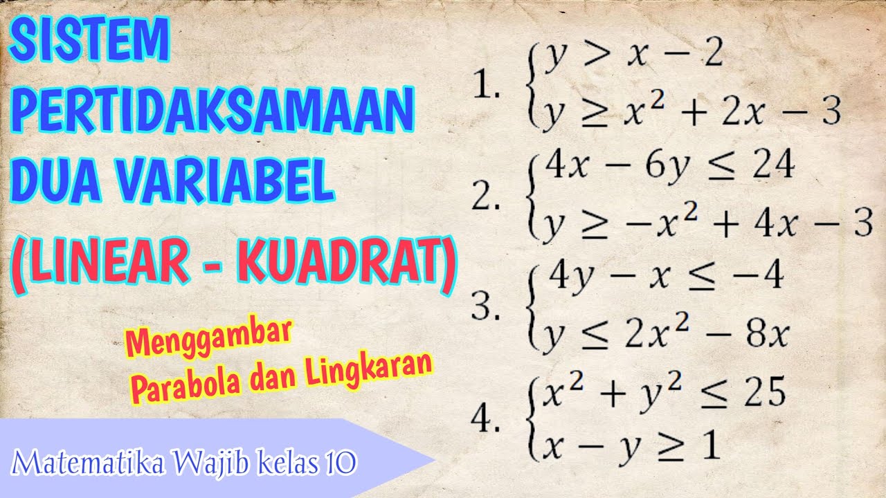 Detail Contoh Soal Pertidaksamaan Linear Dua Variabel Nomer 46