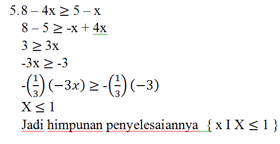 Detail Contoh Soal Pertidaksamaan Linear Dua Variabel Nomer 9