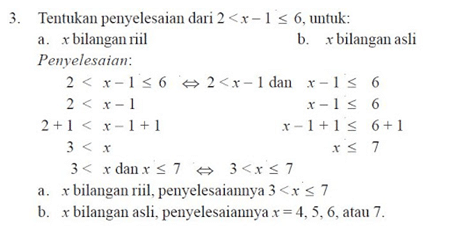 Detail Contoh Soal Pertidaksamaan Linear Satu Variabel Nomer 19