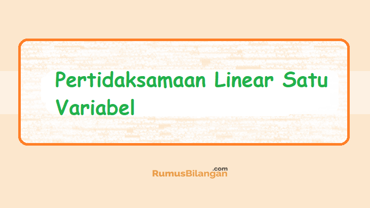 Detail Contoh Soal Pertidaksamaan Linear Satu Variabel Nomer 39