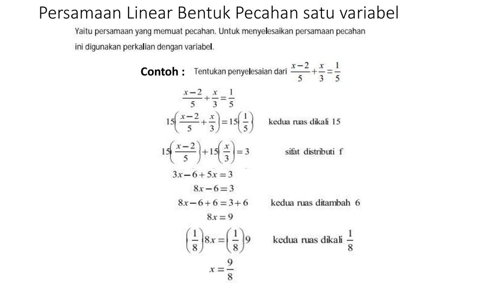 Detail Contoh Soal Pertidaksamaan Linear Satu Variabel Nomer 50