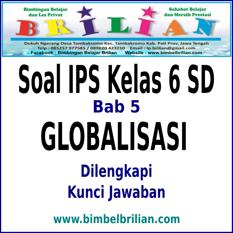 Detail Contoh Soal Perubahan Sosial Budaya Dan Globalisasi Nomer 51