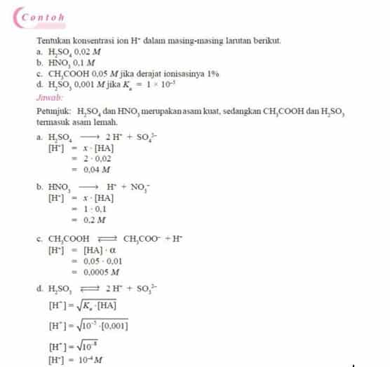 Detail Contoh Soal Ph Asam Lemah Nomer 29