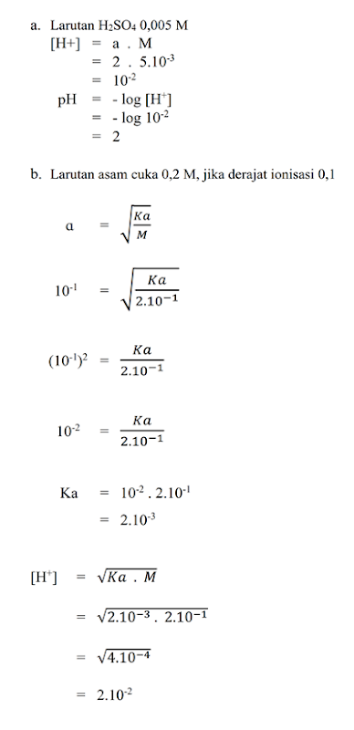 Detail Contoh Soal Ph Asam Lemah Nomer 32