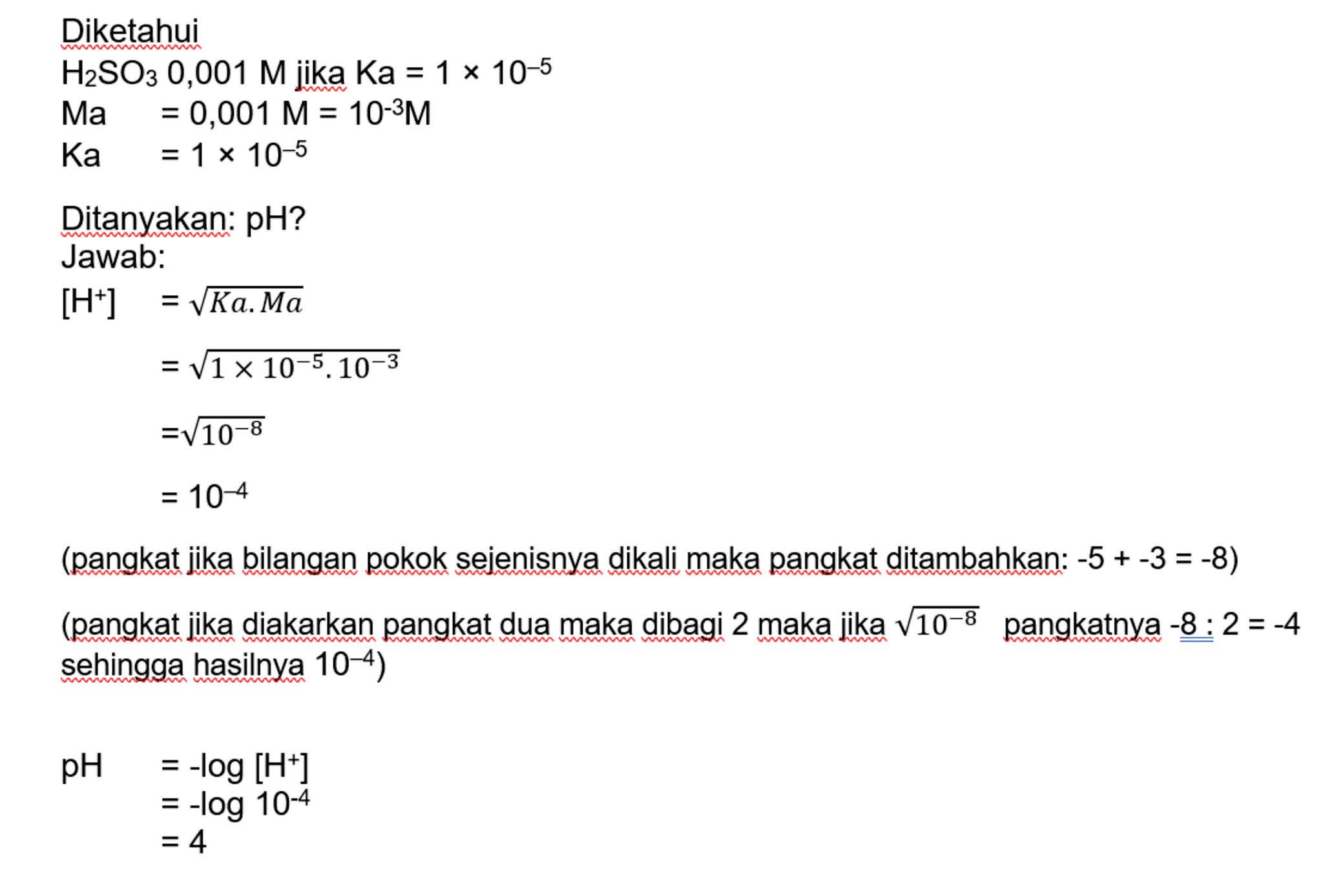 Detail Contoh Soal Ph Asam Lemah Nomer 44