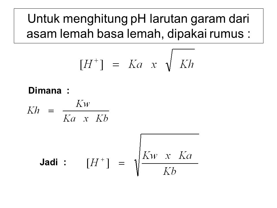 Detail Contoh Soal Ph Asam Lemah Nomer 49