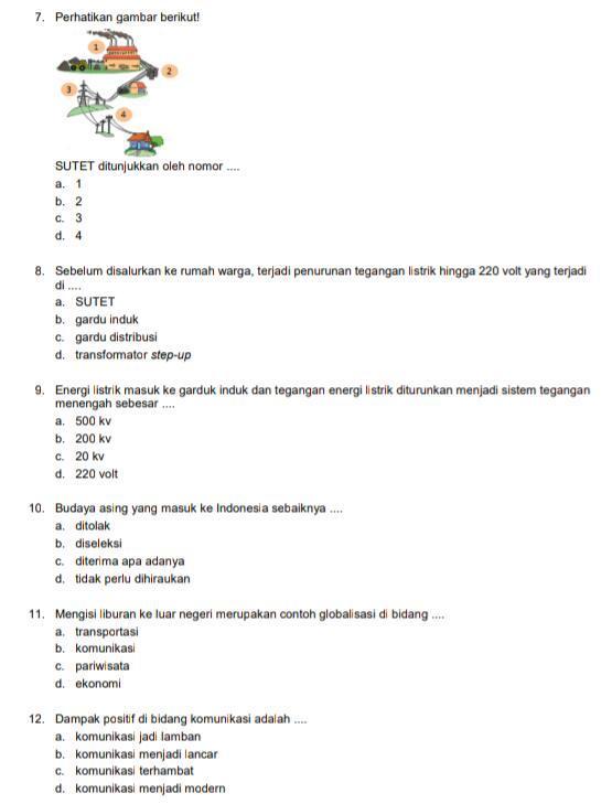 Detail Contoh Soal Pilihan Berganda Nomer 44