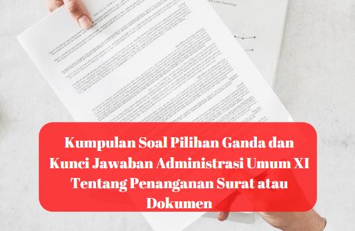 Detail Contoh Soal Pilihan Ganda Tentang Surat Pribadi Nomer 5