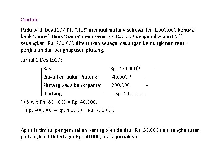 Detail Contoh Soal Piutang Nomer 26