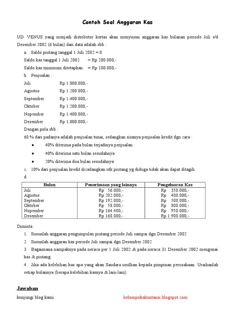 Detail Contoh Soal Piutang Nomer 45