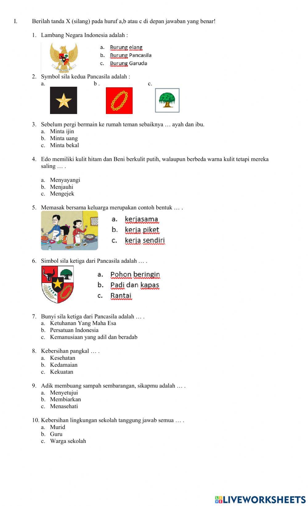 Detail Contoh Soal Pkn Kelas 10 Nomer 42