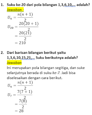 Detail Contoh Soal Pola Bilangan Nomer 4