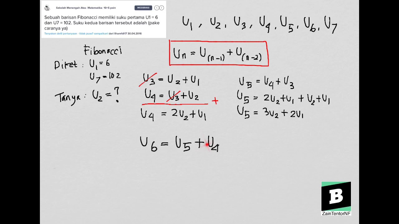 Detail Contoh Soal Pola Bilangan Fibonacci Nomer 6