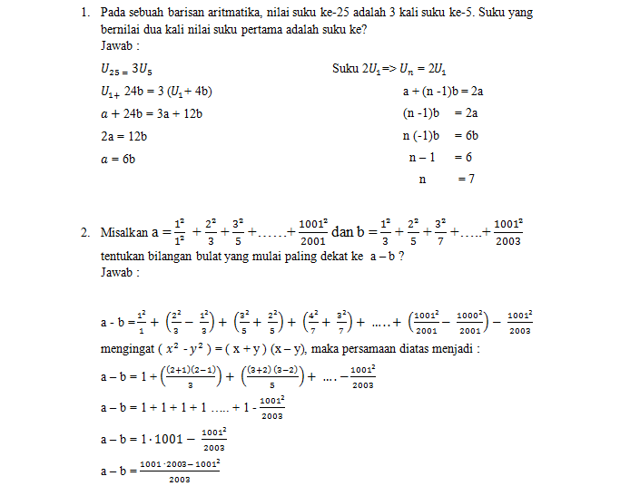 Detail Contoh Soal Pola Bilangan Genap Nomer 24