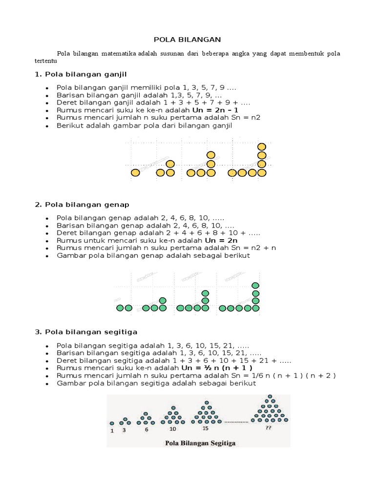 Detail Contoh Soal Pola Bilangan Genap Nomer 47