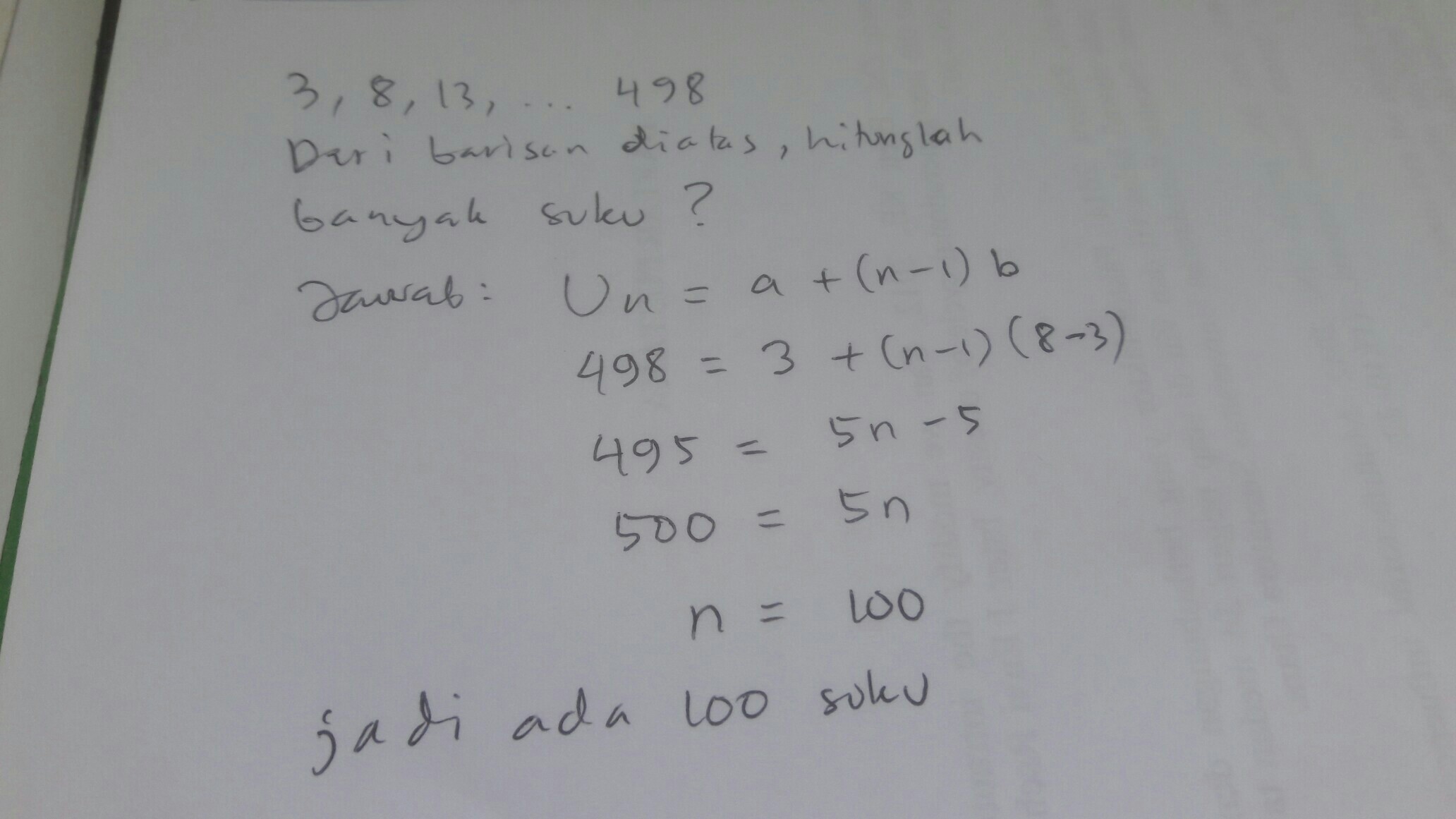 Detail Contoh Soal Pola Bilangan Kelas 8 Nomer 31