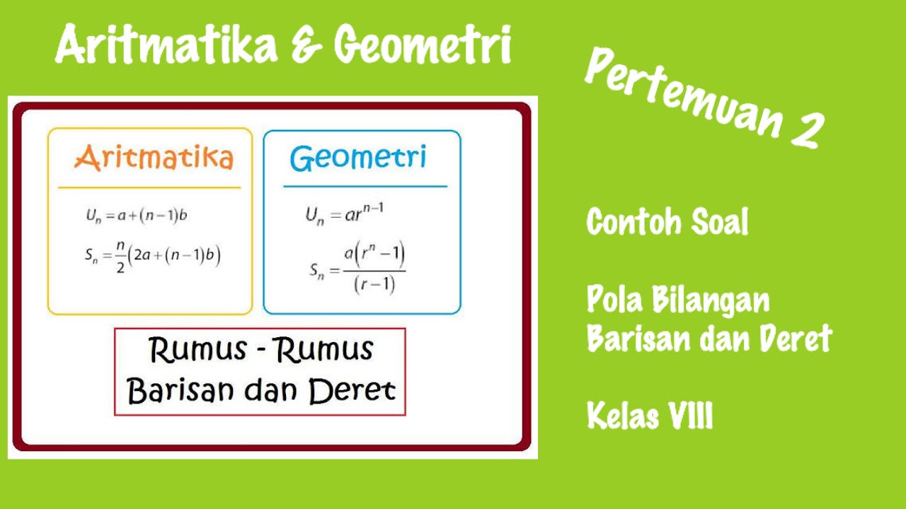 Detail Contoh Soal Pola Bilangan Kelas 8 Nomer 39