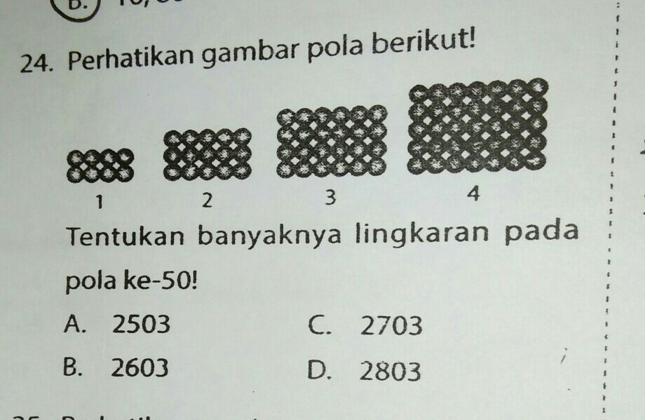 Detail Contoh Soal Pola Bilangan Kelas 8 Nomer 40