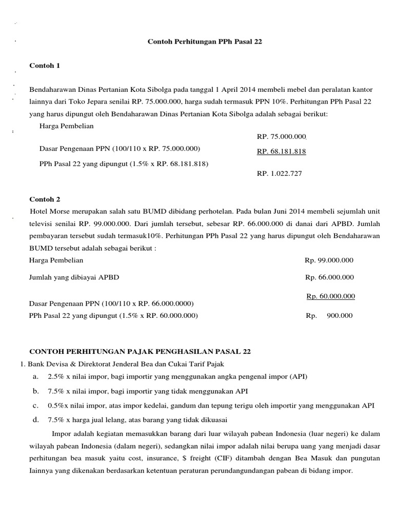 Detail Contoh Soal Pph 23 Nomer 23