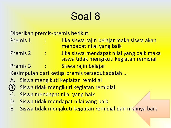 Detail Contoh Soal Premis Nomer 42