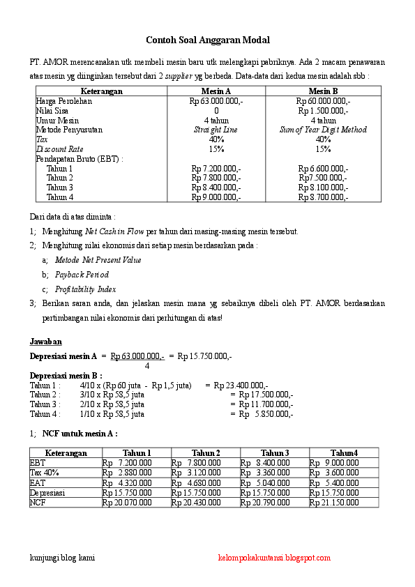 Detail Contoh Soal Present Value Nomer 26