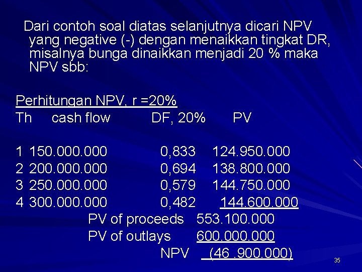 Detail Contoh Soal Present Value Nomer 32