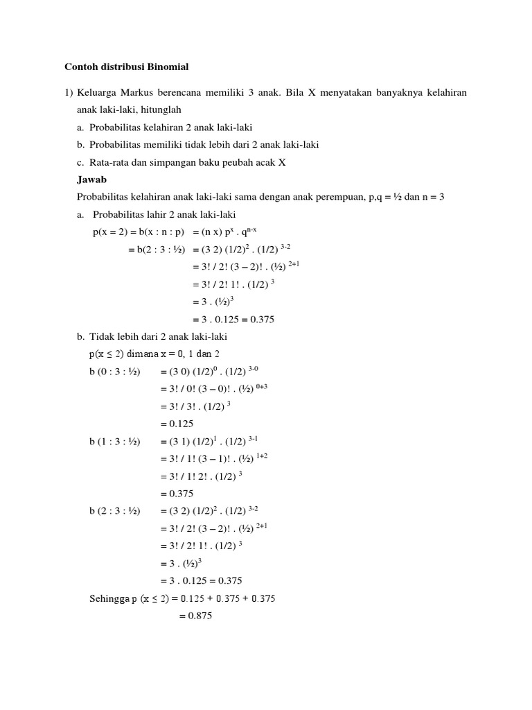 Detail Contoh Soal Probabilitas Nomer 45