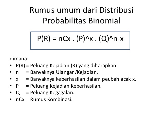 Detail Contoh Soal Probabilitas Binomial Nomer 22