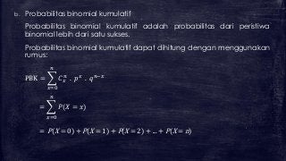 Detail Contoh Soal Probabilitas Binomial Nomer 27