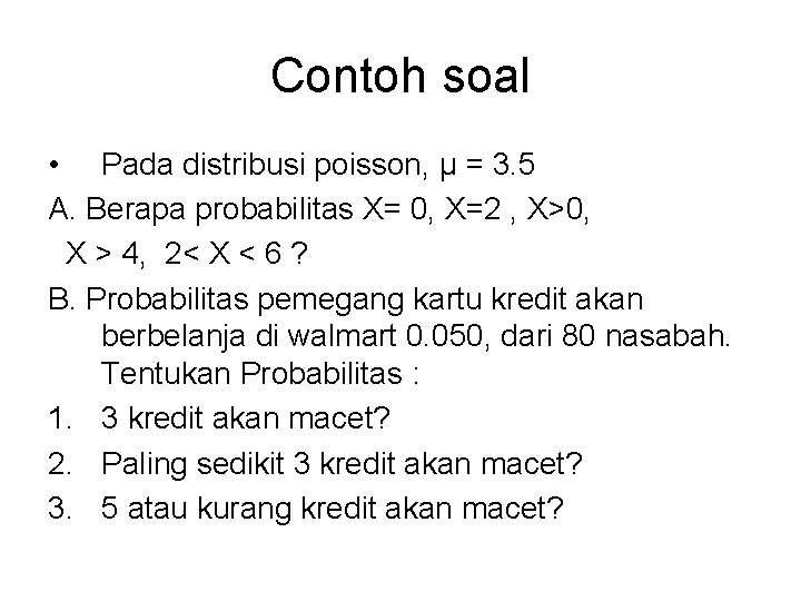 Detail Contoh Soal Probabilitas Binomial Nomer 46