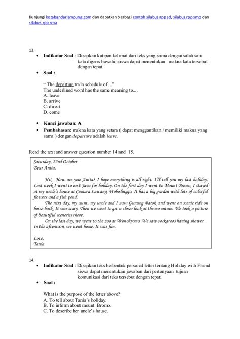 Detail Contoh Soal Procedure Text Essay Nomer 24