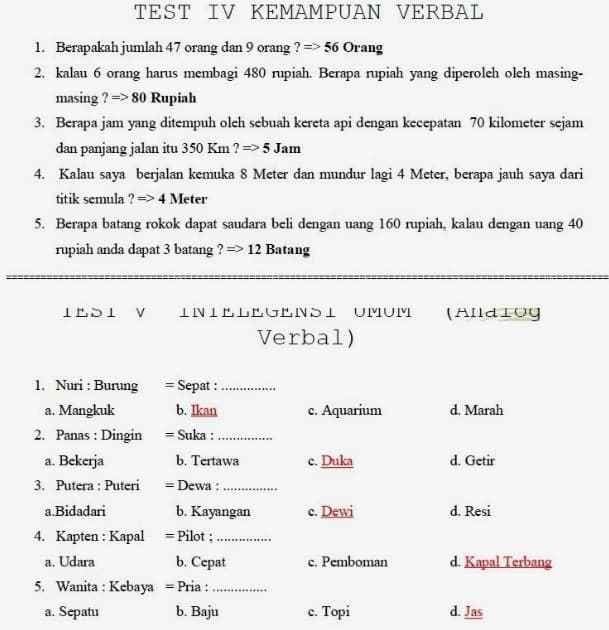 Detail Contoh Soal Psikotes Anak Tk Masuk Sd Nomer 26