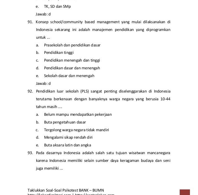 Detail Contoh Soal Psikotes Anak Tk Masuk Sd Nomer 45