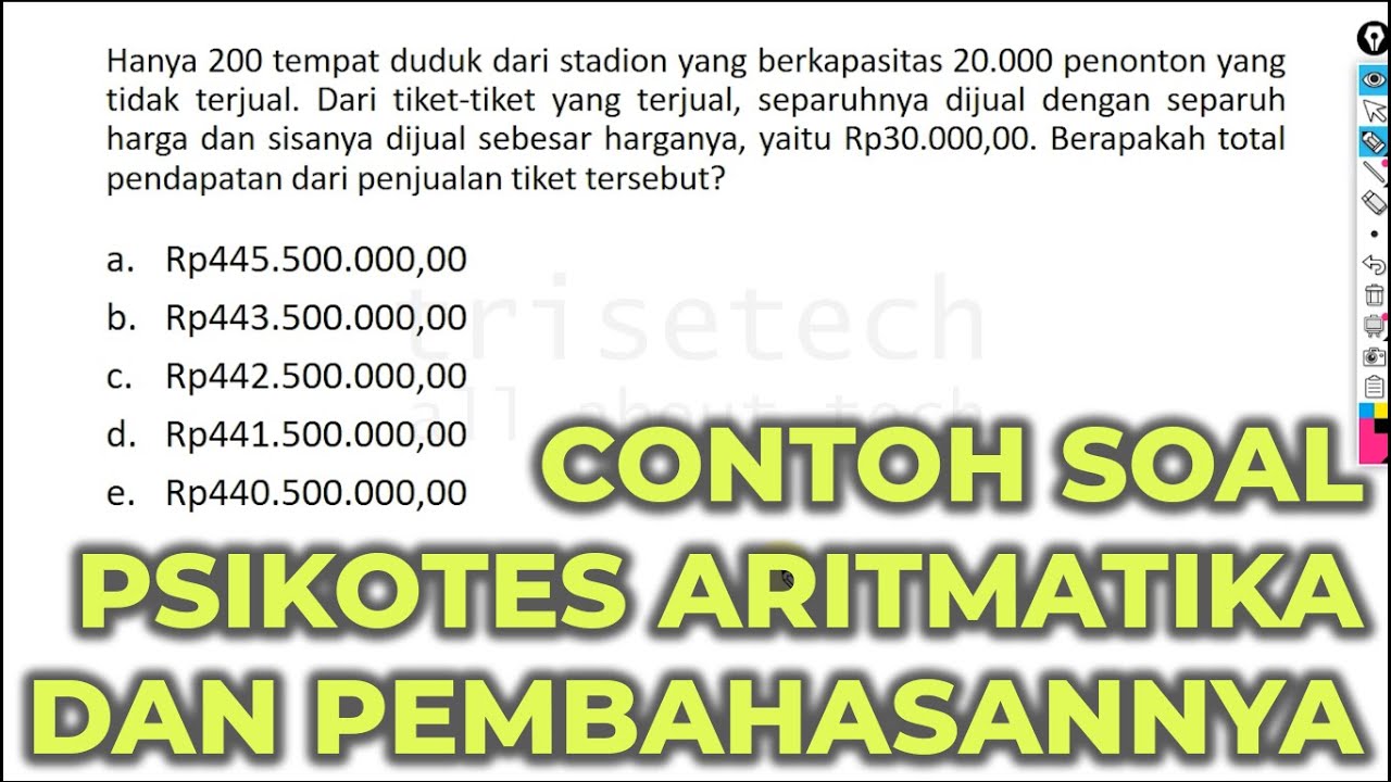 Detail Contoh Soal Psikotes Bank Nomer 28