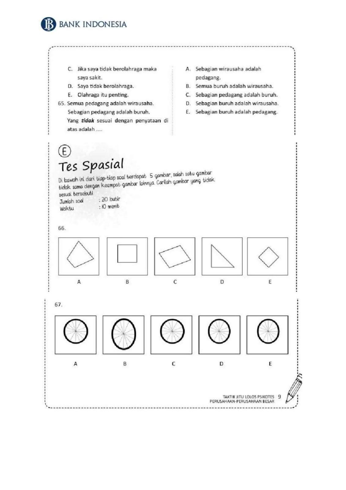 Detail Contoh Soal Psikotes Bank Nomer 38