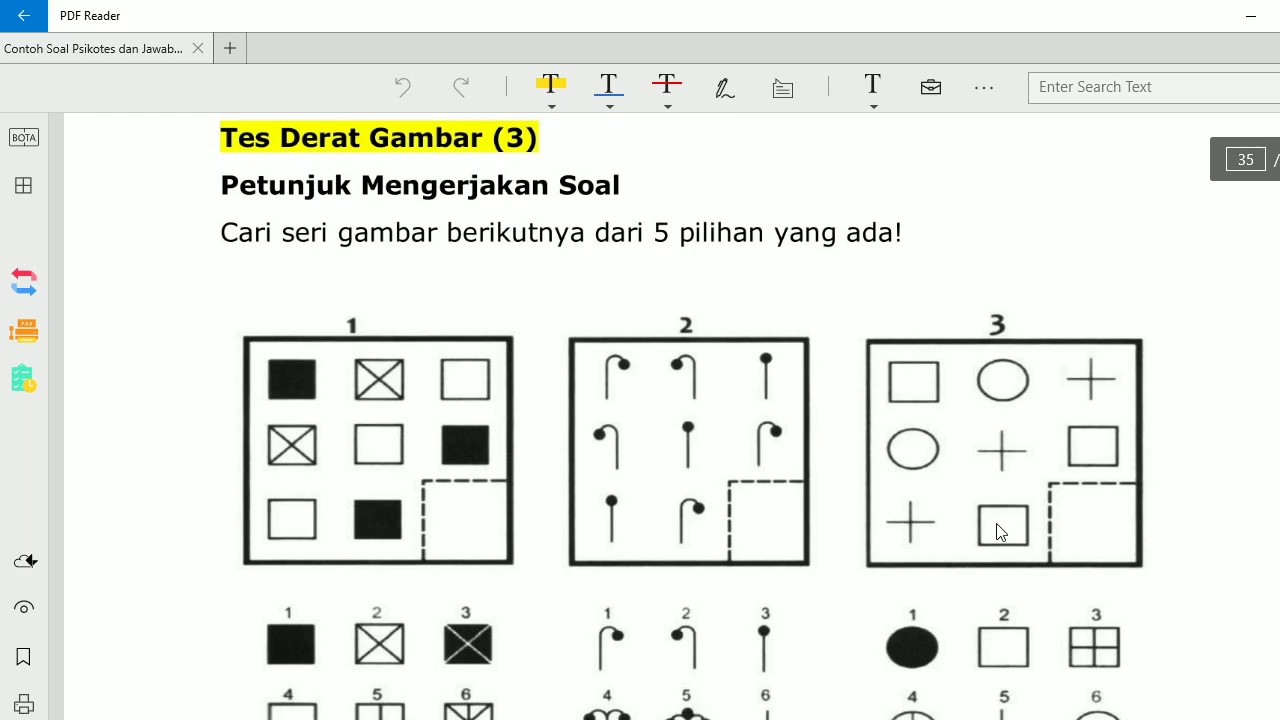 Detail Contoh Soal Psikotes Deret Gambar Nomer 4